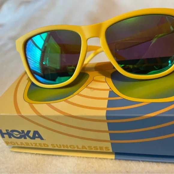 Hoka | Accessories | Hoka Yellow Sunglasses With Polarized  display picture 1